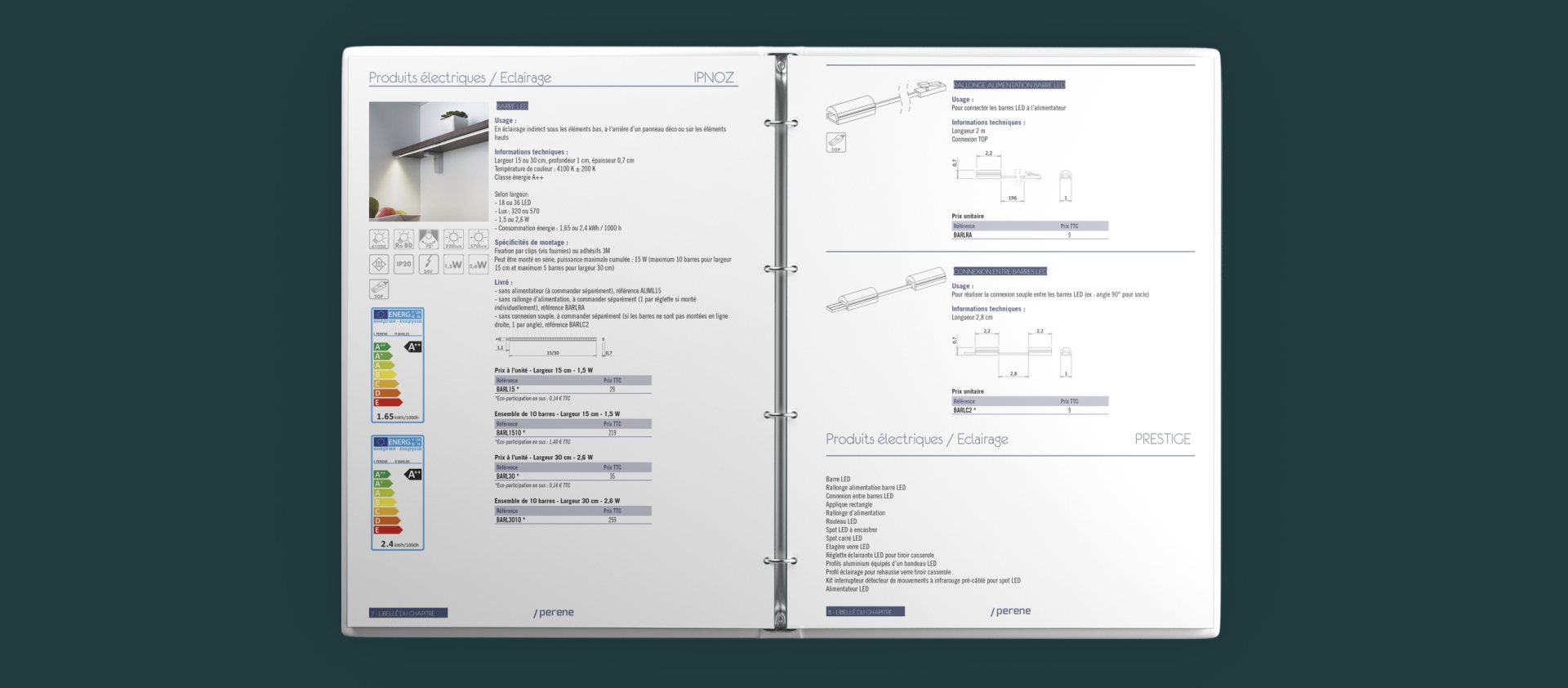 Automatisation avec easycatalog et indesign format classeur